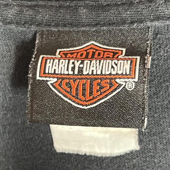 Harley-Davidson Shirt Mens Medium Black Harleys Heroes DAV Graphic Stillwater OK - Picture 3 of 11
